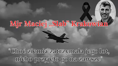 Mjr Maciej „Slab” Krakowian – F-16 Tiger Demo, Radom 2025