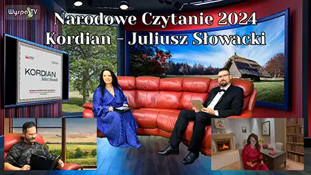 Nasza stacja dołącza do Narodowego Czytania – wspólne czytanie „Kordiana” Juliusza Słowackiego.