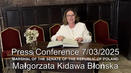 Marshal of the Senate of the Republic of Poland on the role of the Polish diaspora and historical memory.