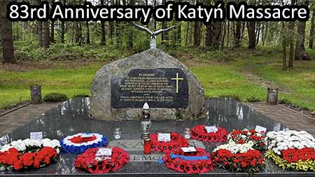 83rd Anniversary of Katyn Massacre