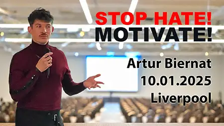 Stop Hate! Motivate! Artur Biernat dzieli się historią