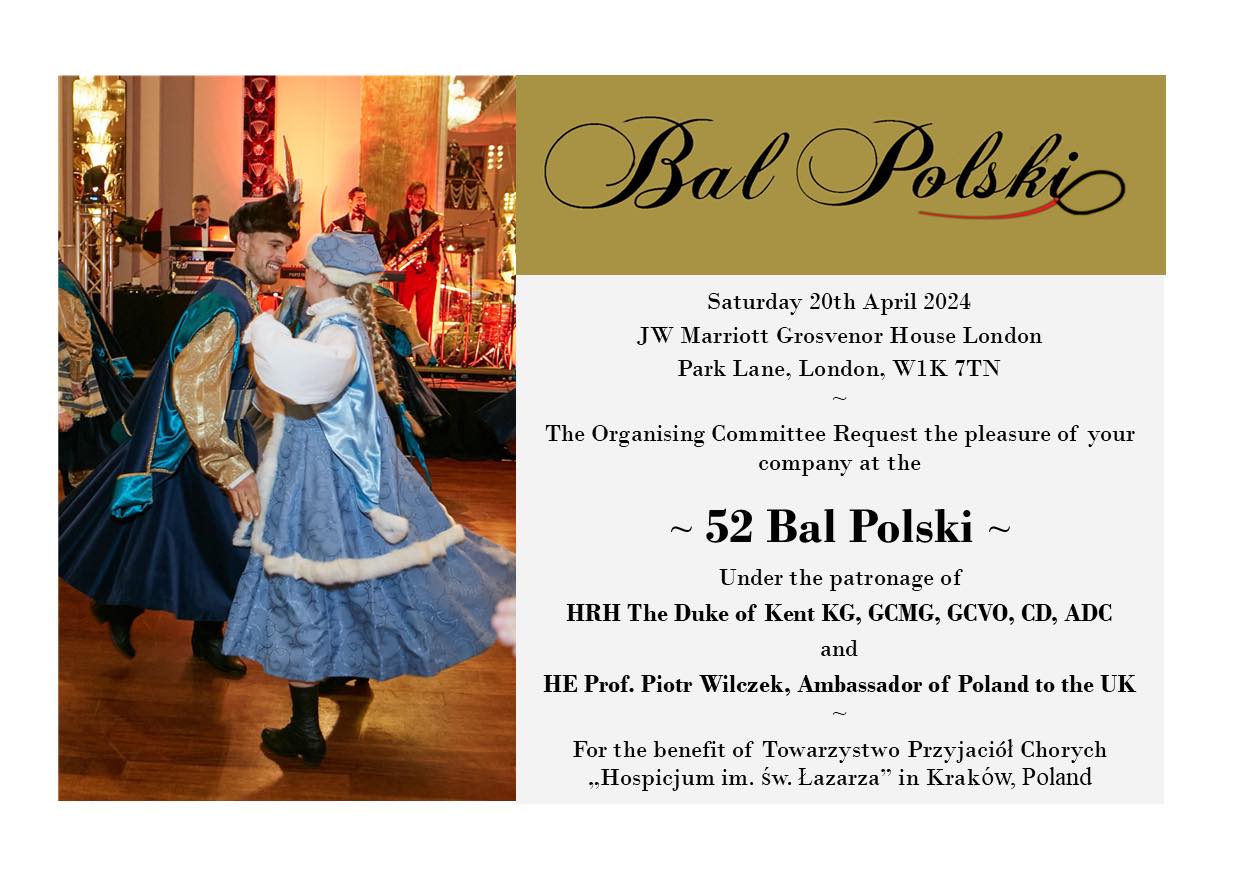52. Bal Polski | 20 Kwietnia 2024 | Londyn