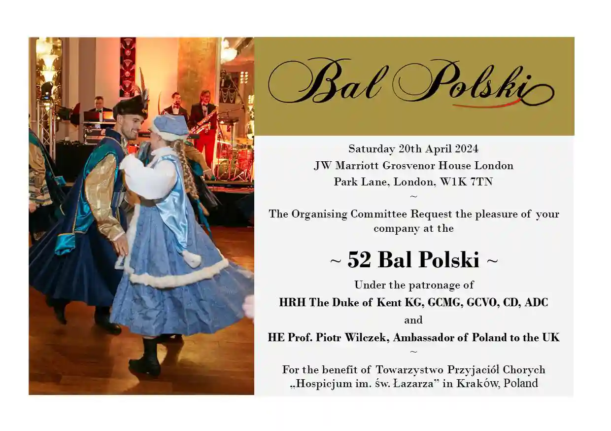  52nd Polish Ball | April 20, 2024 | London