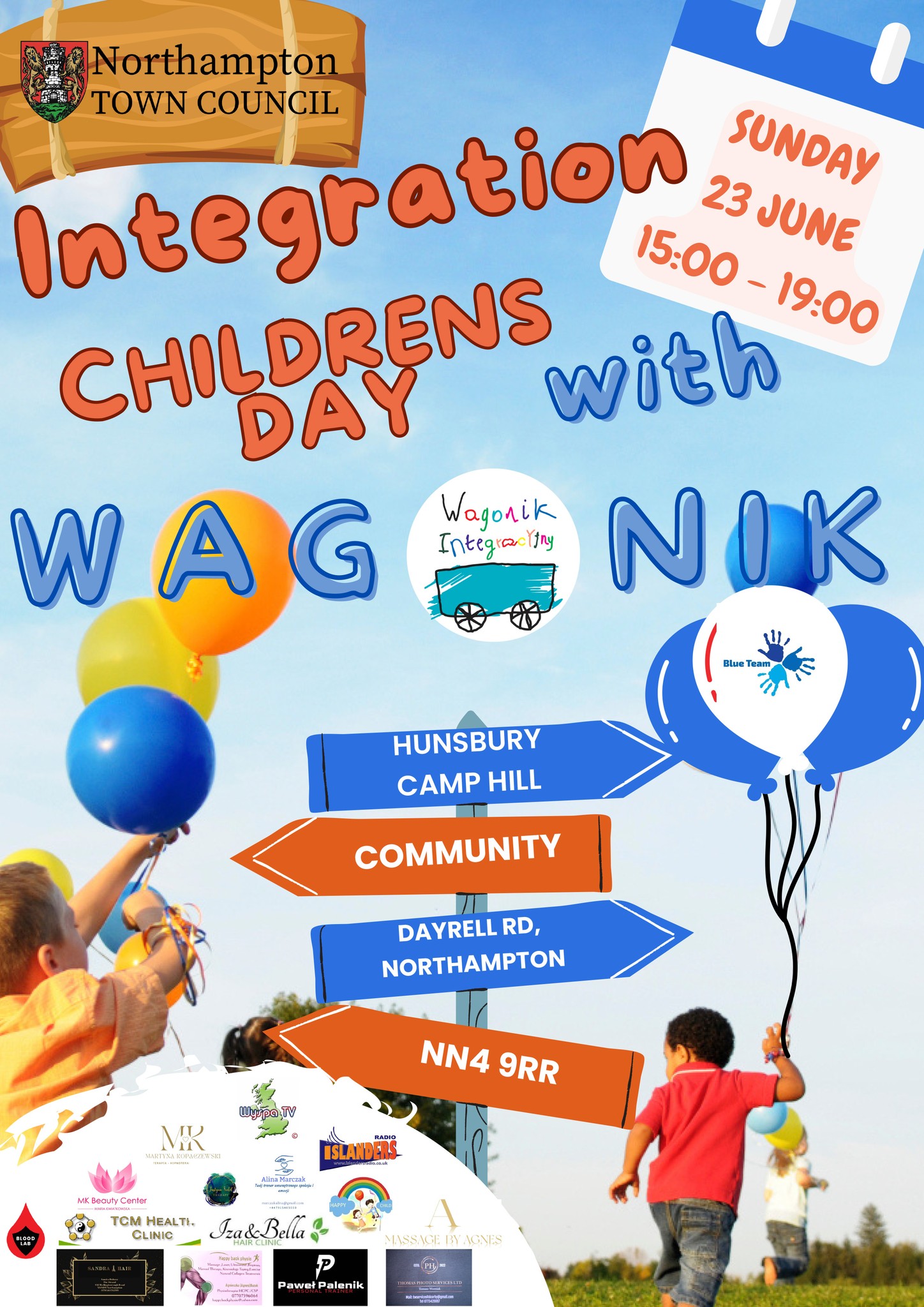 Integration Children's Day with a Wagonik