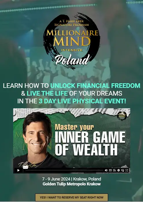 Millionaire Mind Intensive in Krakow - Don't Miss This Opportunity!