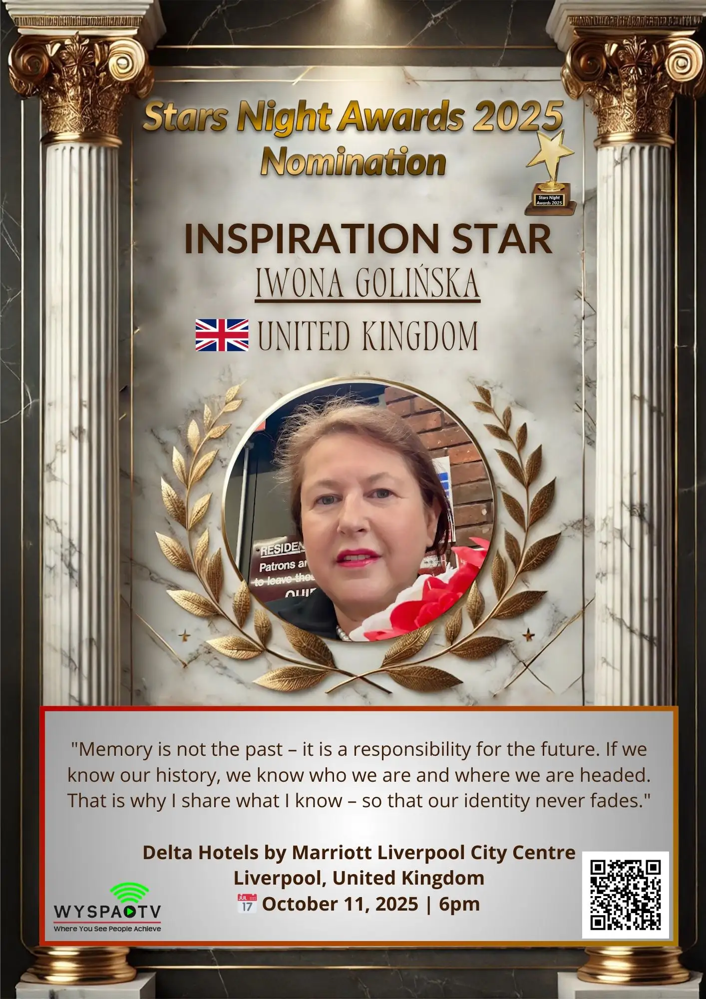 Golińska Iwona Nominacja SNA2025