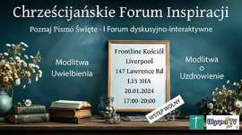  Chrześcijańskie Forum Inspiracji | Poznaj Pismo Święte